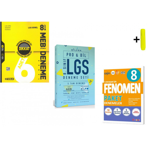 Hız Fenomen Ve Bilfen 8. Sınıf LGS Genel Deneme Yeni