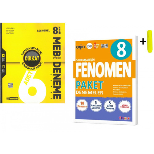 Hız Ve Fenomen 8. Sınıf LGS Genel Deneme Yeni
