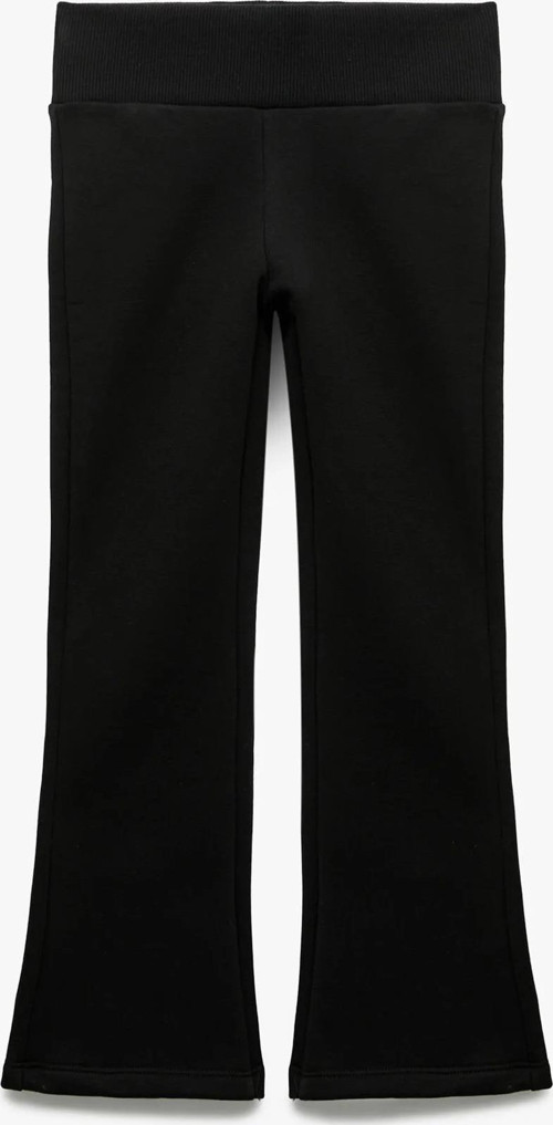 K26 6Wkg40097Ak 999 Sıyah Kız Cocuk Pamuk Jersey Pantolon