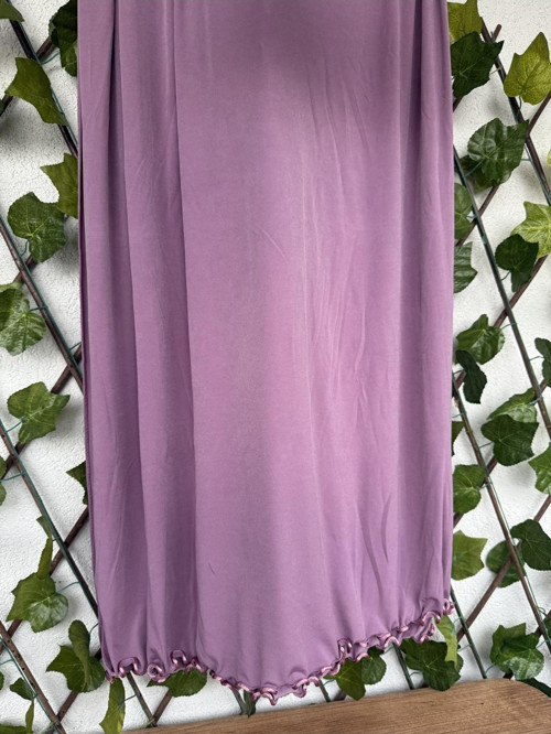 Premium Lycra Açık Lila Renk Likralı Sandy Jersey Şal