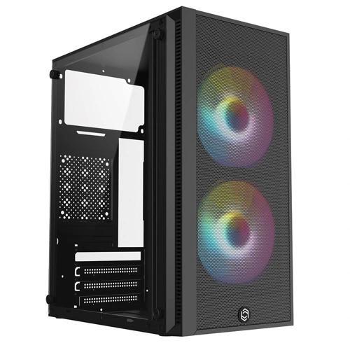 FC-8970G Mini Tower Gaming Kasa (300W) 2 x 120mm Rainbow Fan