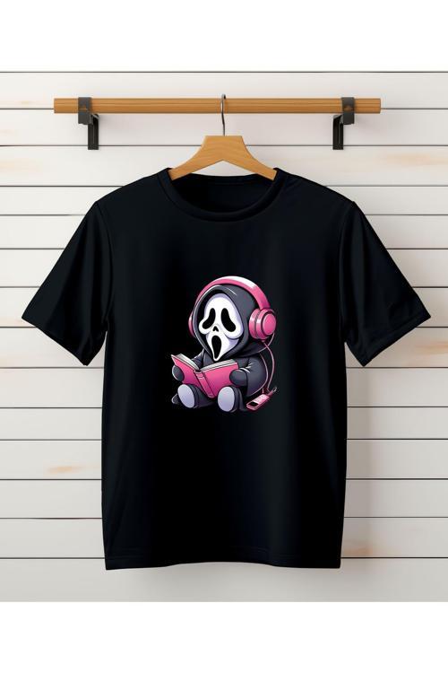 Çığlık Baskılı Unisex T-Shirt