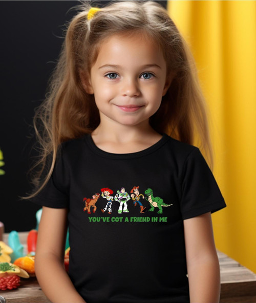 Kardeş Kombin Tişört- Oyuncak Hikayesi Baskılı Çocuk Tişört/T-Shirt (Tek Adet)
