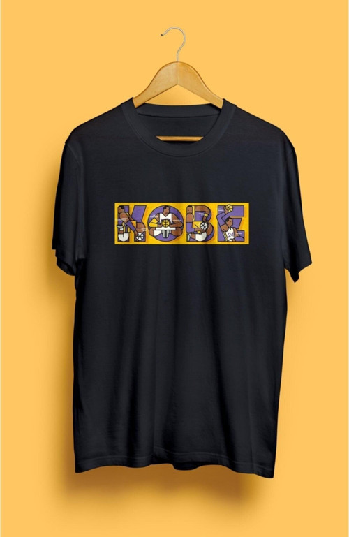 Nba Basketbol Kobe Bryant Baskılı Unısex Tişört