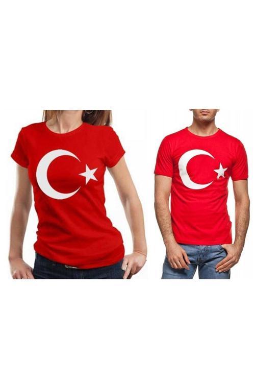 Türk Bayrağı Tişört Türk Bayraklı T-Shirt Unisex Bayrak Tişört