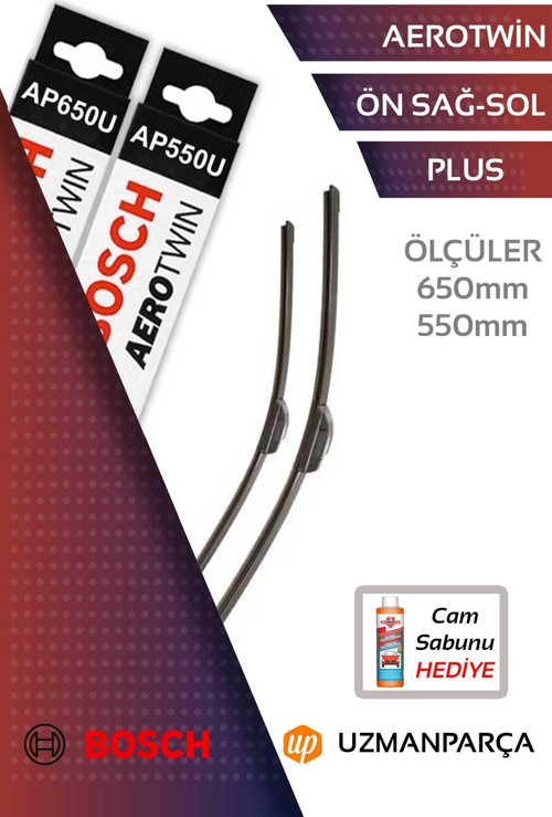 3397006952+3397006949 650 mm + 550 mm Muz Tipi Aerotwin Ön Silecek Seti