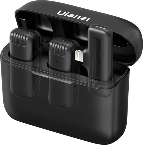 J12 Kablosuz Lightning Iphone İkili Yaka Mikrofonu (2885)