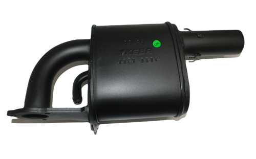 JCB 331/52383 Egzoz Susturucu – 3CX 4CX Kazıcı Yükleyici, 444 Turbo Motor Uyumlu