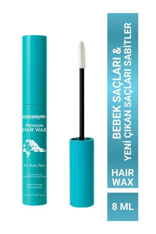 Fırça Başlıklı Saç Sabitleyici Hair Wax - Bebek Saçlar Ve Yeni Çıkan Saçlar İçin Premium Saç Waxı