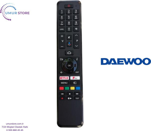 Daewoo 55DE55UA11 Uyumlu Bluetooth Sesli Televizyon Kumandası