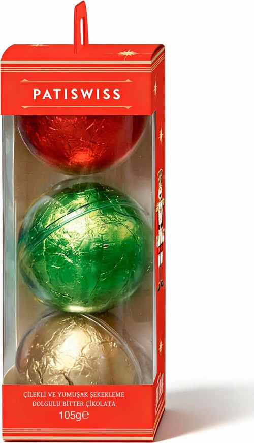 Chocolate Bomb Çilekli ve Yumuşak Şekerleme Dolgulu Bitter Çikolata, 105G