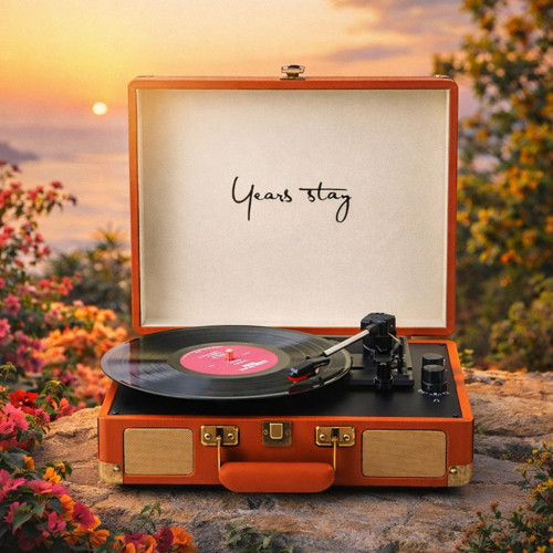 Years Stay Elektrikli Plak Çalar – Bluetooth Özellikli (220V)