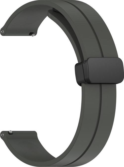 Huawei Watch 2 Sport Kordon Ribbon Line Koyu Gri