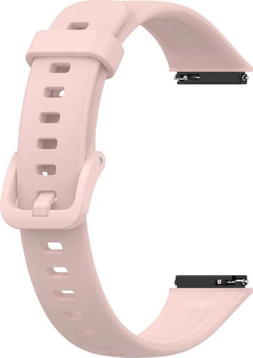 Huawei Band 7 Kordon, Silicone Sport Band Rose Gold