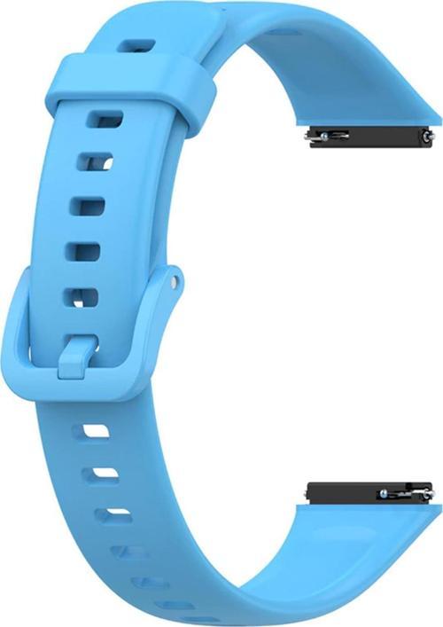 Huawei Band 7 Kordon, Silicone Sport Band Mavi