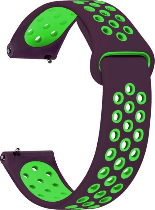 Haylou Solar LS02 Rainbow Sport Band Kordon Mor Yeşil