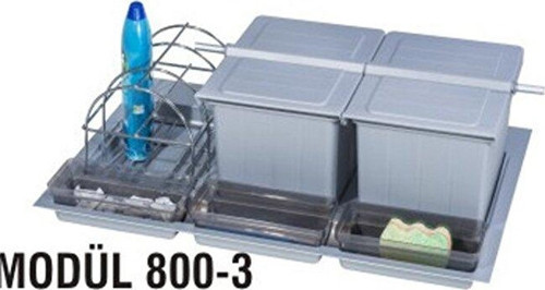 Dolap Içi Çöp Kovası Otomatik Modül 80 Cm