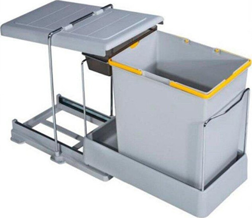 Raylı Plastik Tek Kova 16 Lt Çöp Kovası