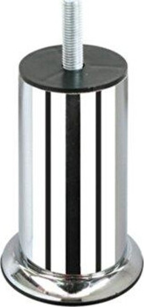Metal Bingo Baza Ayağı M10 Saplamalı Krom 12 Cm