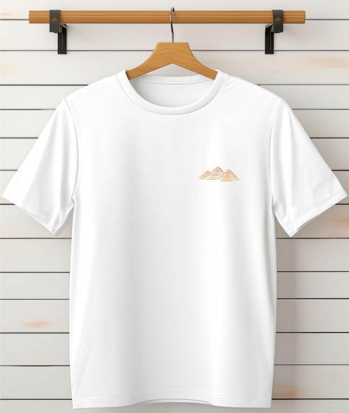 Tasarım, Baskılı Unisex T-Shirt -Cep Detaylı Tişört