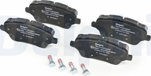 Ford B-Max Ön Fren Balatası 2012-2016 Delphi Takım