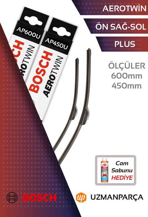 Peugeot 308 2014-2021 Muz Tipi Aerotwin Ön Silecek Takımı Bosch