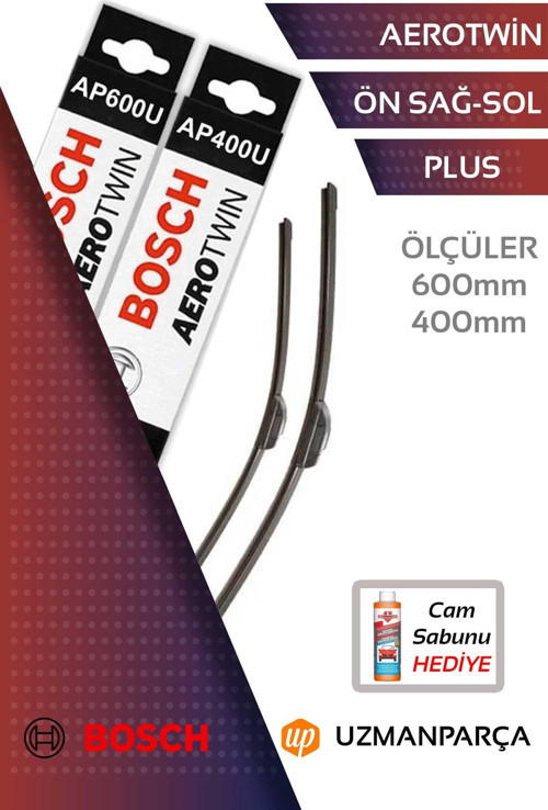 Renault Megane 2009-2015 Muz Tipi Aerotwin Ön Silecek Takımı Bosch