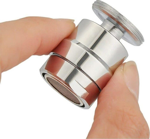 Yt110 Batarya Boru ucu Oynar Başlıklı Perlatör Dıştan Dişli Tasarruflu