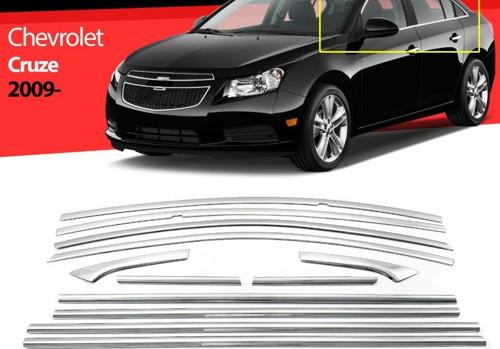 Chevrolet Cruze Sedan Cam Çerçeve Tam Tur 12 Parça 2009-2019