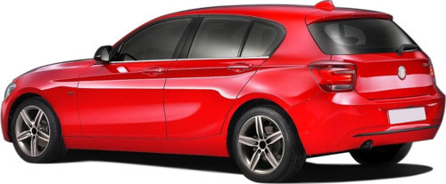Bmw 1 Serisi F20 Krom Cam Çıtası 4 Parça 2011-2019