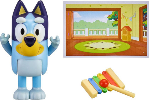 Bluey Tek Figür Aksesuarlı Set - Bluey ve Ksilofon