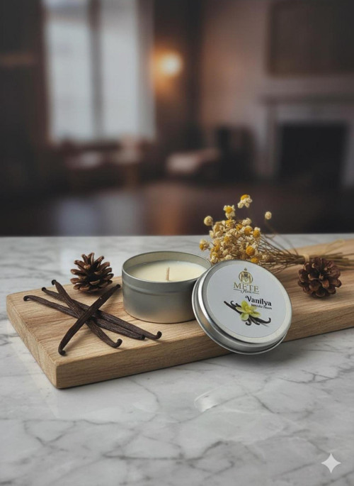 VANİLYA AROMALI TENEKE MUM