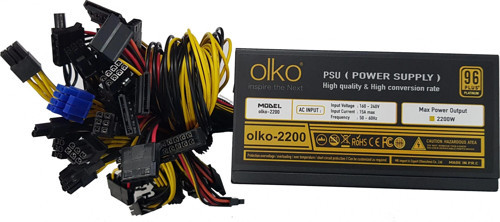2200w Power Supply 16xpcı-e(6+2pin), Mınıng