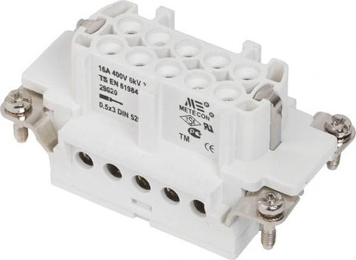 29020 10x16A PRİZ ÇEKİRDEK MONTAJLI (VİDALI BAĞLANTI)-10P+E