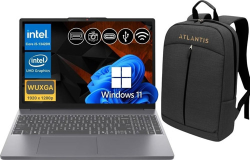 Ip Slim 3 I5-13420H 16GB 512GB SSD W11PRO 15.6" Notebook 83K1004ETR ATL63 + Çanta Hediye