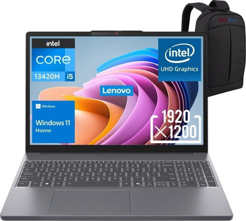 Ideapad Slim 3 Intel Core I5 13420H 16GB 512GB SSD Widows 11 15.3" Wuxga Taşınabilir Bilgisayar 83K1004ETR + Emtech Çant
