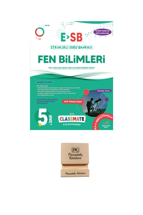 Okyanus Yayınları 5. Sınıf Classmate Fen Bilimleri Etkinlikli Soru Bankası + Telefon Standı
