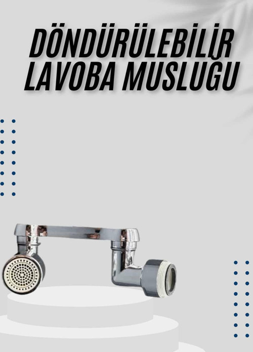 Dönebilen Musluk Başlığı Akrobat Mutfak Banyo Musluk Ucu Başlığı Oynar Başlıklı