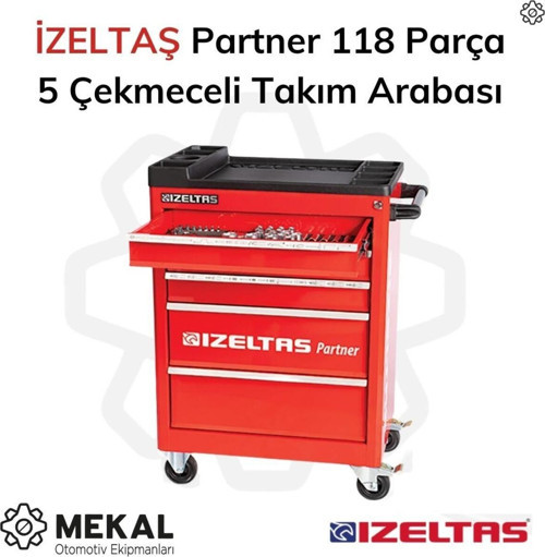 Partner 118 Parça 5 Çekmeceli Takım Arabası