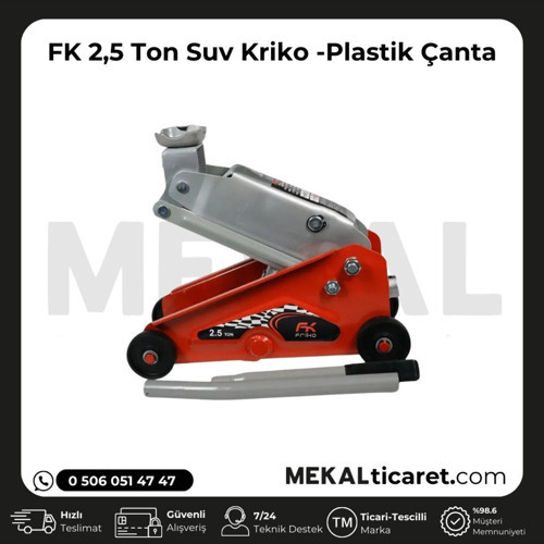 20078584 Fk 2,5 Ton Suv Kriko Plastik Çantalı