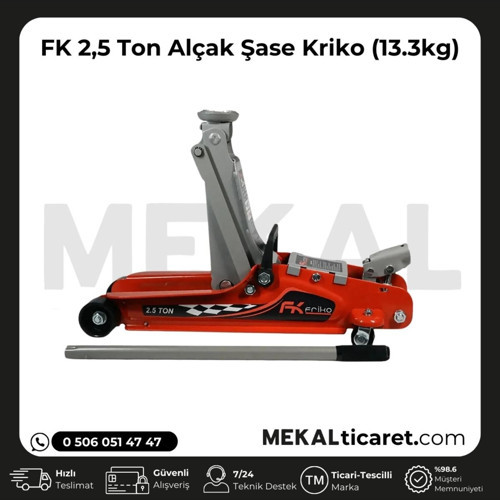 20078584 Fk 2,5 Ton Alçak Şase Kriko (13.3Kg)
