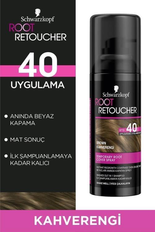 Root Retoucher Beyazları Anında Kapatan Sprey Boya Kaherengi 120 ml