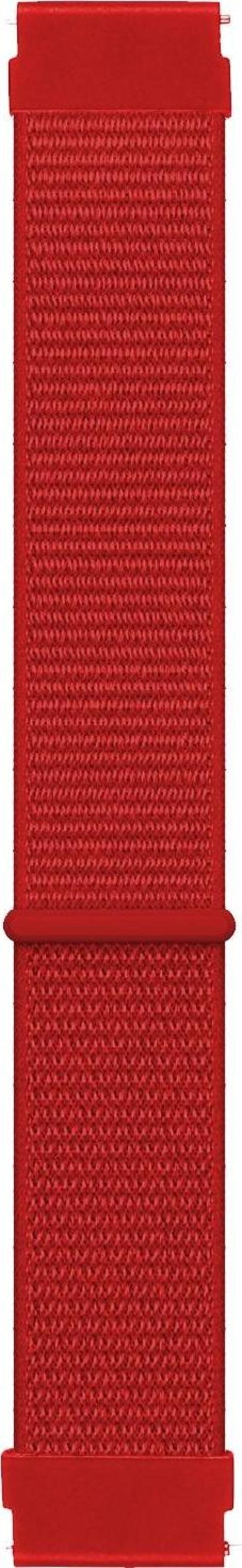 Garmin Forerunner 158 Hasırlı Kordon Woven Sport Loop Kırmızı