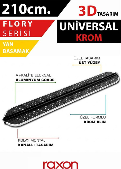 Flory Yan Basamak 210 cm – Universal | Kaymaz Yüzey & Dayanıklı Tasarım