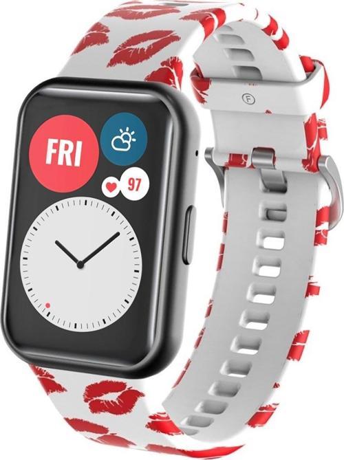 Huawei Watch Fit Kordon, Quick Buckle Band Kiss
