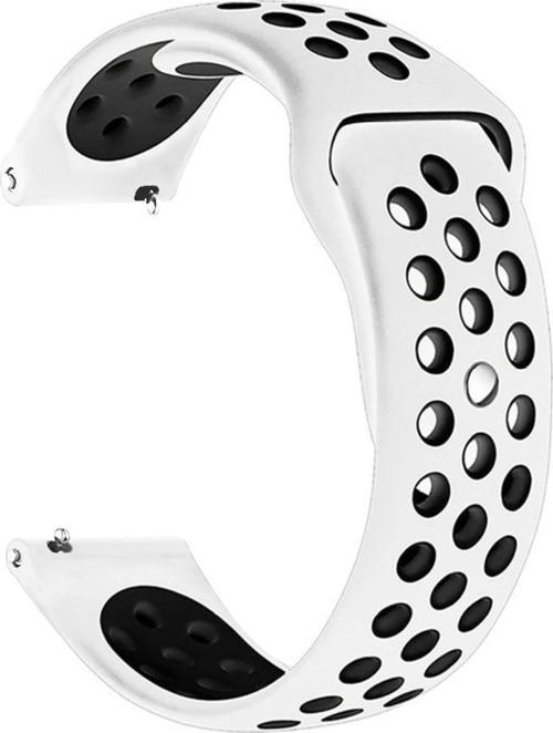 Garmin Forerunner 245 Rainbow Sport Band Kordon Beyaz Siyah