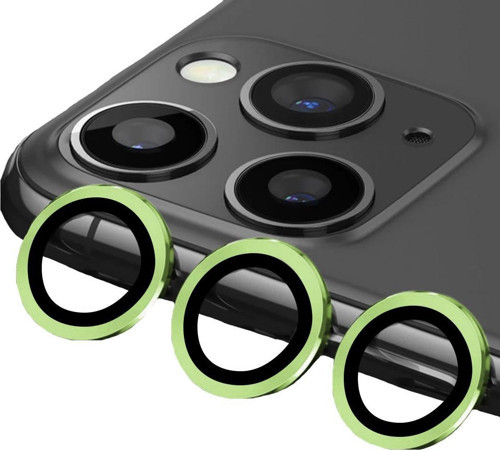 Metal Ring Iphone 11 Pro/11 Pro Max Yeşil Kamera Koruyucu