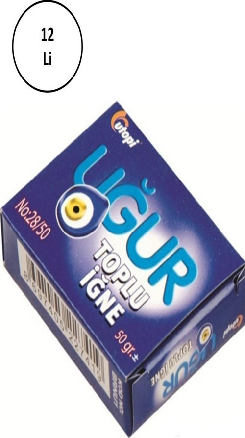 Brons Brnu-2 Uğur Toplu İğne 28/50 Gr 12'li