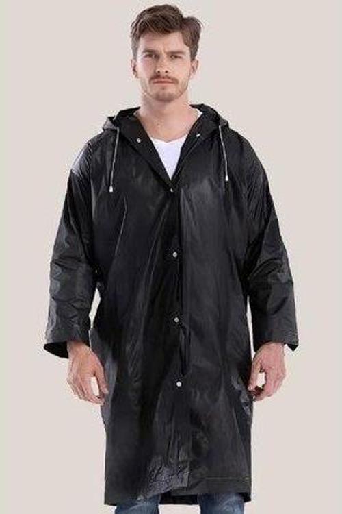 Unisex Yağmurluk - Siyah