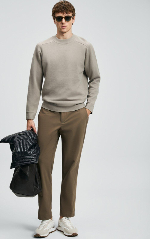 Erkek Daren Smart Slim Fit Chino Pantolon 112190340 Toprak